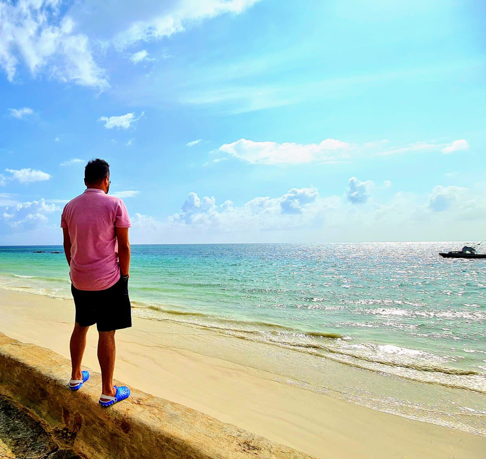 Diani Beach aerial view