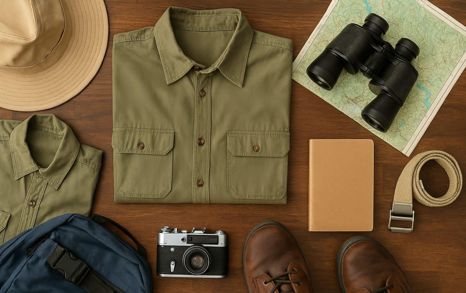 Well-packed safari luggage